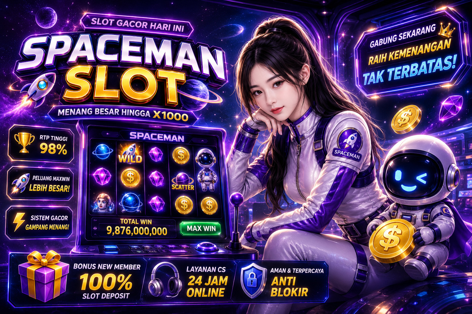 Spaceman Slot Online dan Keseruannya yang Tak Ada Habisnya